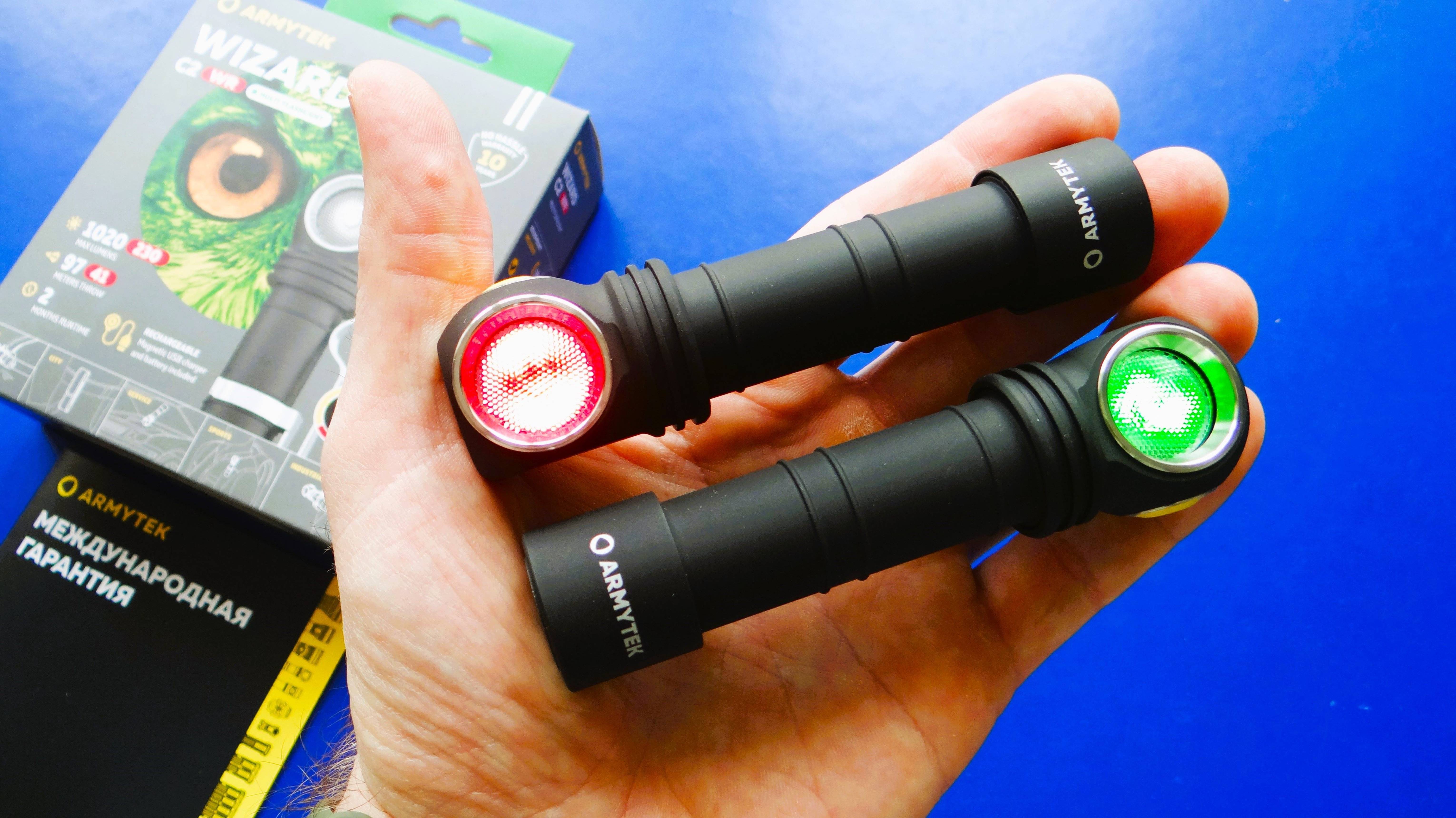 ТЕСТИРУЮ Armytek Wizard C2 WR красный #edc #edccarry #flashlight #fishing #tourism #light #unboxing