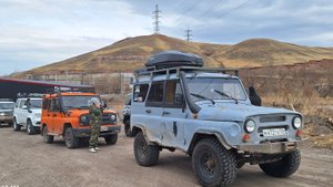 Пять УАЗов, Нива и Pajero. 80 километров по тайге. Маршрут Верхняя Базаиха - Большой унгут