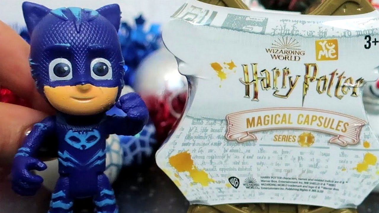 Игрушки из мультфильмов. Герои в масках и Гарри Поттер. Магическая капсула и Штампики смотреть онлайн