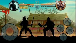 Shadow Fight 2 Тень против Мясника. Оружием Мечи Отшельника.