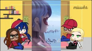 Реакция друзей Адриана на него[леди баг и супер кот] 💘