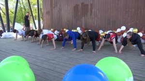 Утренняя зарядка на открытом воздухе для всех!