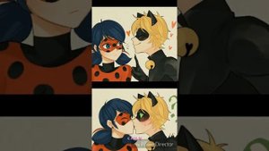 Маринетт (Леди Баг) и Эдриан (Супер-кот) между нами любовь