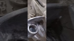 Ремонт лопины на крышке раздатки с Туарега