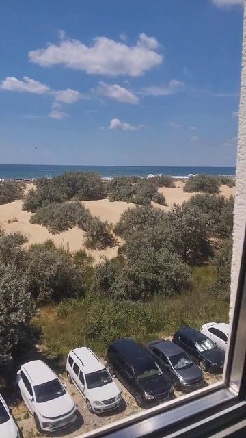 Вид с балкона отеля Анапа- Вью" Витязево смотреть онлайн
