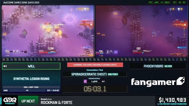 AGDQ2022 - SYNTHETIK: Legion Rising от PhoenyxBird, Will за 9:50