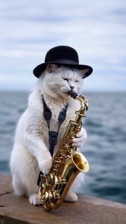 Кот музыкант