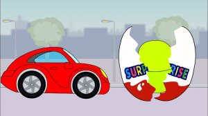 Мультик про машины.Транспорт для детей. Киндер сюрпризы. Развивающий мультфильм