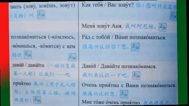 орысша үйрену-3/学俄语 第三课/учить китайский