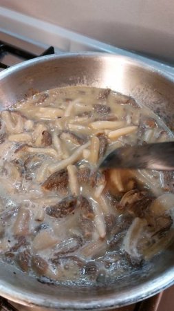 Фрикадельки со сморчками в сметанном соусе!