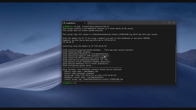 Как легко установить BookStack