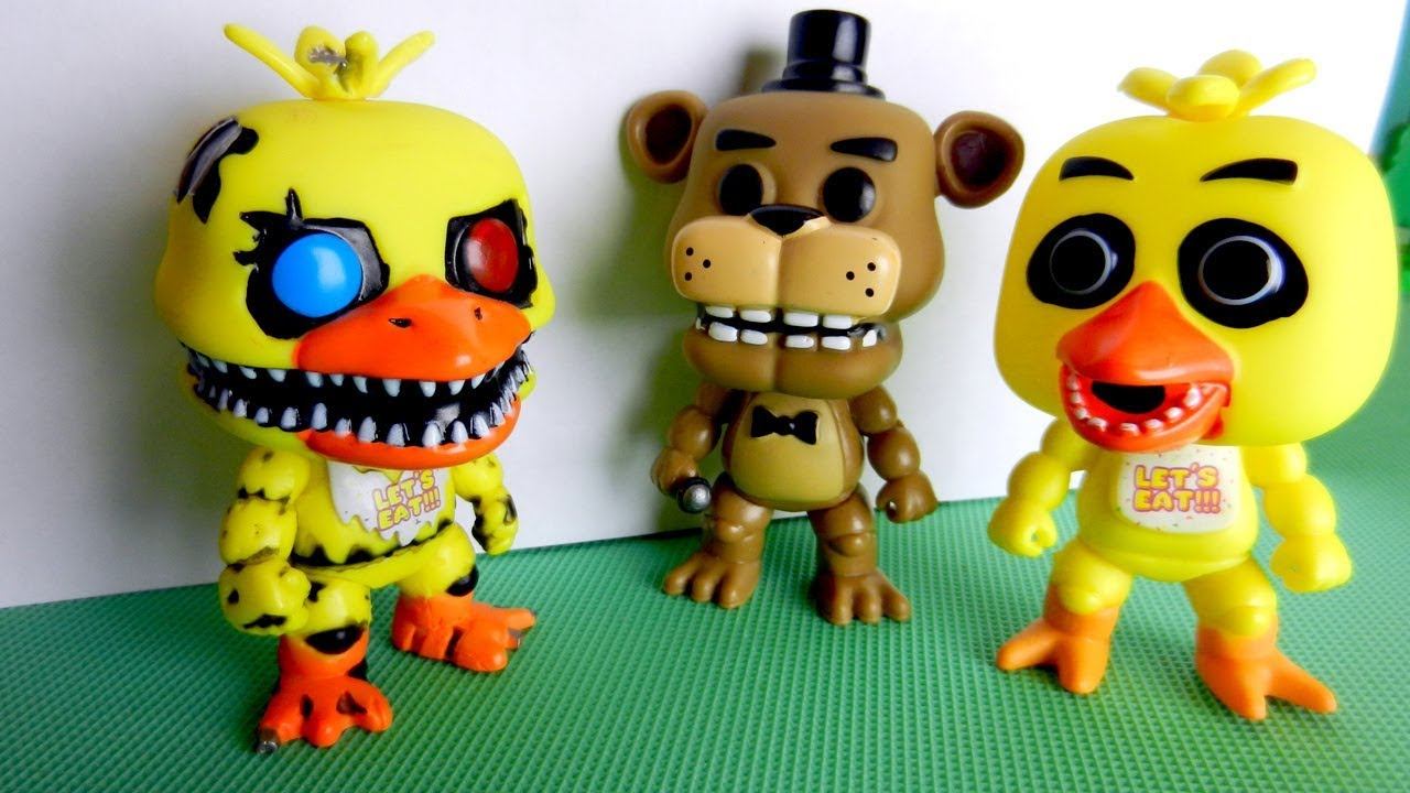 Чика и ее сестра. Игрушки Фредди. Видео с игрушками из игры 5 ночей с Фредди смотреть онлайн