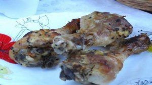 Голени в маринаде из киви с лимоном