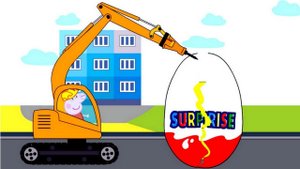 Мультик про машинки. Строительная и дорожная техника для детей. Киндер сюрпризы. ТОП ТОП