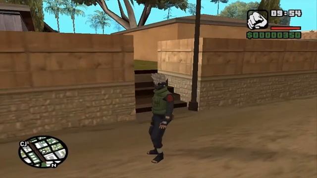 Gta San Andreas : Kakashi Hatake (Naruto)[SkinSelectorMod] смотреть онлайн