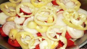 Вкусное овощное ассорти