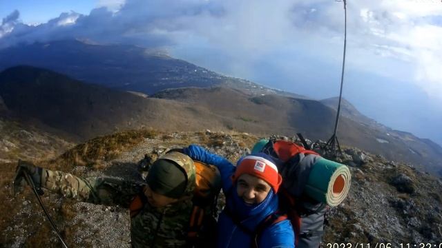 Куш-Кая с видом на  Алушту