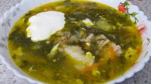 Первое блюдо, весеннее, урожая этого года. Главное, что уже пора начинать консервировать, Начали.