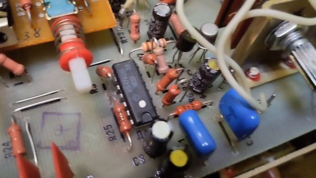 Усилитель Электроника 50У-017 ремонт после ремонта. смотреть онлайн