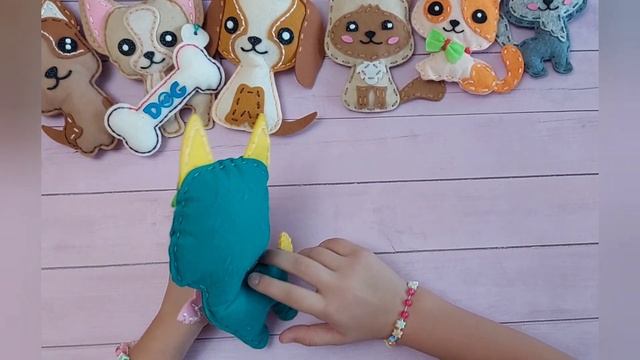 Мои игрушки из фетра😸🐶🦄🐨🦙 - обзор наборов для шит