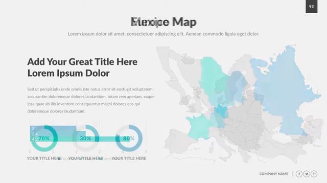 Charts and Data Driven PPT Pitch Deck - Graphicriver