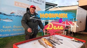 РЫБАЛКА на Форель В ГАРАНТИИ, НОВИЧКУ ВЕЗЕТ )