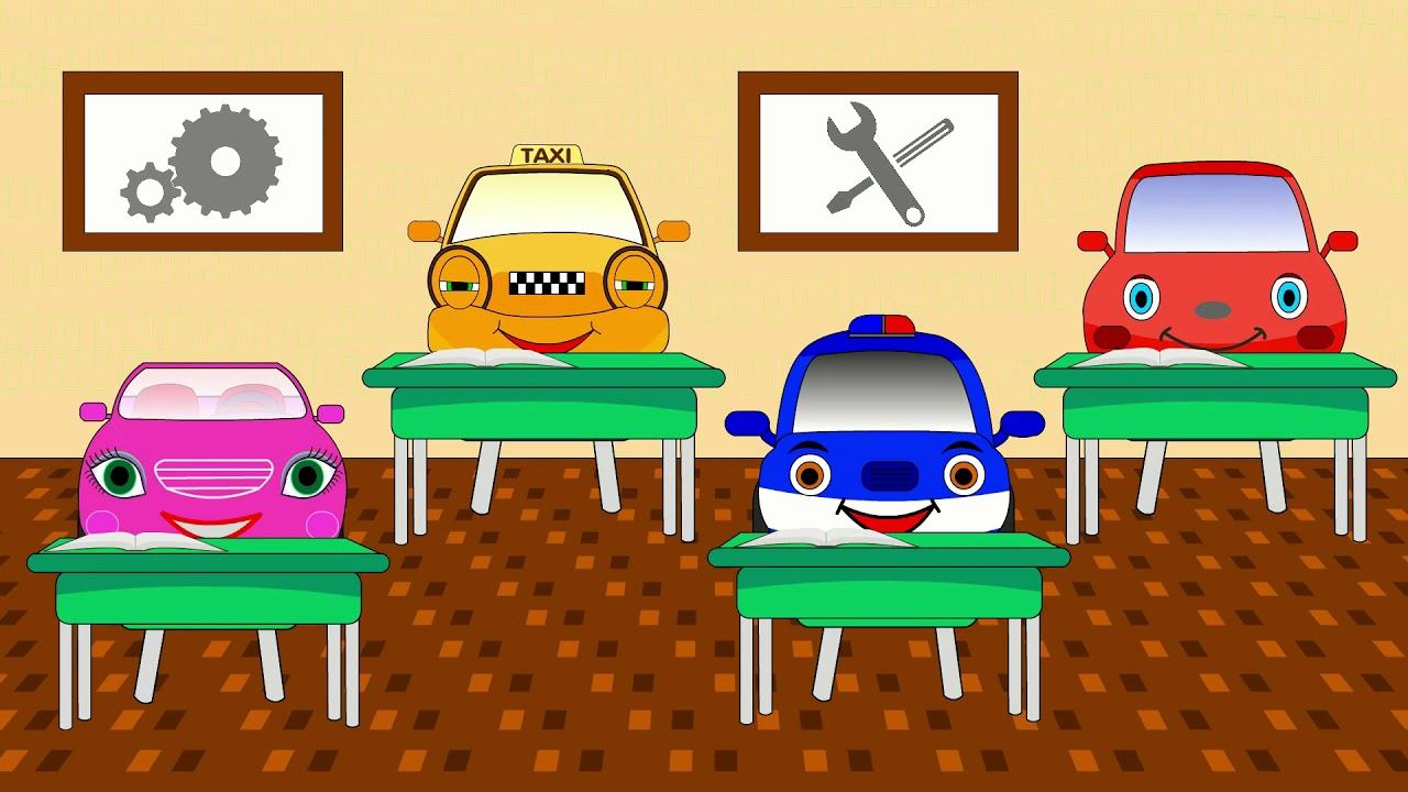 Мультик про машинки. Автомобильная школа. Светофор. Развивающие мультфильмы смотреть онлайн