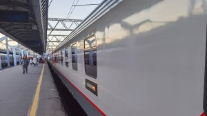 Едем на поезде №081 в Москву. Вечер в поезде.