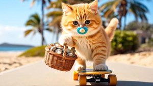 МАМА КОШКА ЗАБОТИТСЯ О КОТЯТАХ я сказка