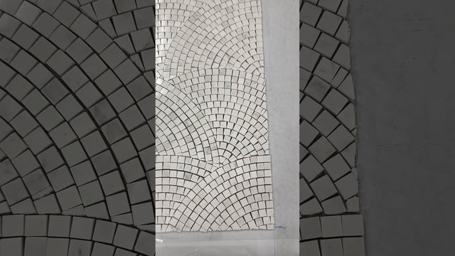 Образец мозаичного ковра из мраморной мозаики