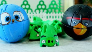 Энгри Бёрдс - Крашики. Видео для детей с игрушками. Angry Birds