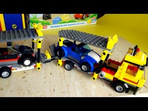 Собираем машины. Катаемся на Автовозе. Конструктор LEGO для детей