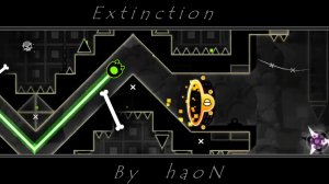 Классная музыка! I Extinction by haoN I Easy DEMON I Geometry dash.