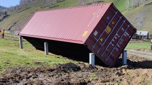 ШОК! ЖБ свая СЛОМАЛАСЬ под контейнером. Разбор ошибок и избежать разрушения.