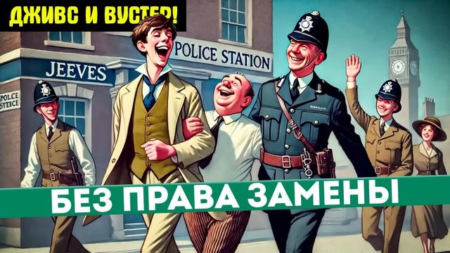ДЖИВС и ВУСТЕР! Без Права Замены  Читает Большешальский  П.Г. Вудхаус  Аудиокнига  Юмор