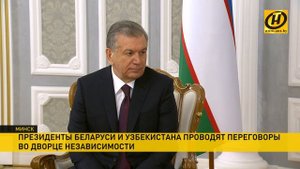Президент Лукашенко провёл переговоры со своим коллегой из Узбекистана Шавкатом Мирзиёевым