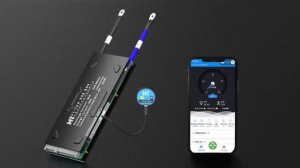 HIBMS Smart BMS Bluetooth Lifepo4 4S 12V 8S24V 16S48V Li-ion Battery Solar Inverter Outdoor Power H