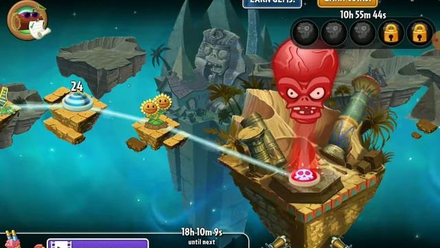 Играю в растения против зомби 2, возвращение в игру часть 6.Получил целых 4 растений! смотреть онлайн