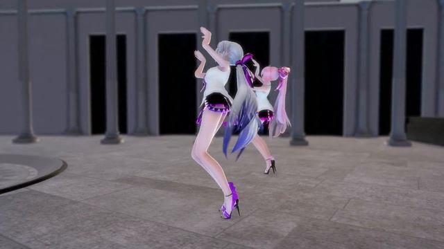 570【MMD】Kusare gedou and Chocolate【Tda Uniform Haku＆Luka】