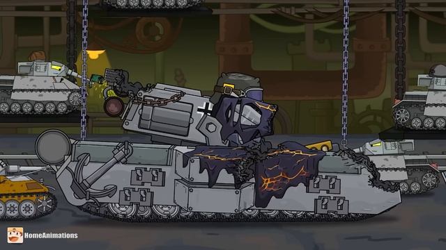 HomeAnimations - Мультики про танки  Новый ГИБРИД-МОНСТР от безумного ученого - Мультики про танки