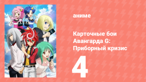 Карточные бои Авангарда G: Приборный кризис 4 серия (аниме-сериал, 2015)