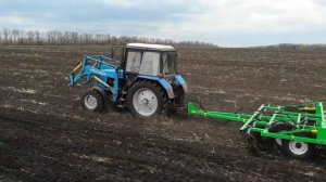 МТЗ-1025 И МТЗ-892 НА КУЛЬТИВАЦИИ