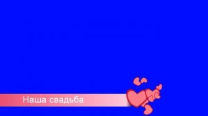 Свадебные титры - наша свадьба - SD