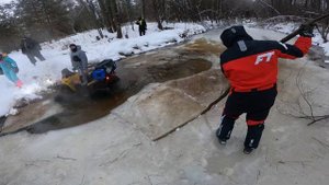 Зимний поход до базы отдыха Русский дом квадроциклы cf moto 1000