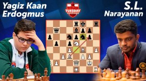 Yagiz Kaan Erdogmus -  S.L. Narayanan. Турецкий Гений. Атака в Лондонской системе
