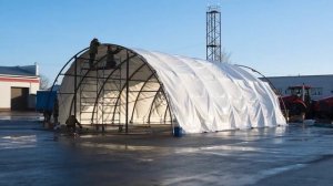 Инструкция по сборке ангара. Тентовый арочный мини ан?