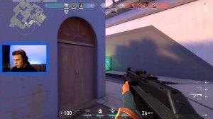 ИГРАЮ С ПРИЦЕЛОМ КАК У SCREAM VALORANT/ НАСТРОЙКИ ПРО ИГРОКА СКРИМ ВАЛОРАНТ