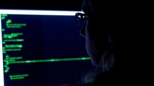 Футаж - Хакер за работой (программист)