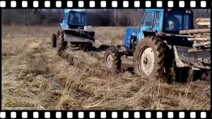 МТЗ Трактора застрявшие в грязи! Каков тракторист, таков и трактор! Подборка
