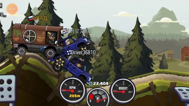 Hill Climb Racing 2 Зелёный Кубок. Автобус